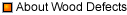 Balsa wood defects
